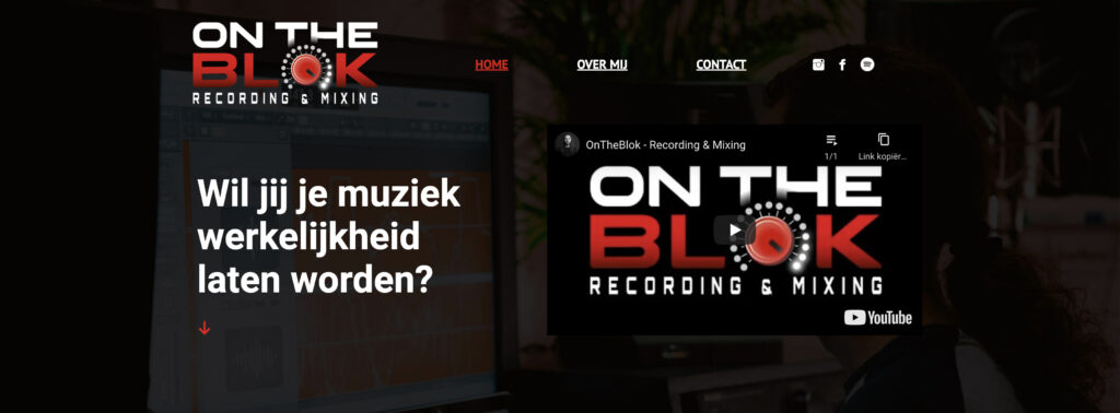 website ontwikkeling - On The Blok