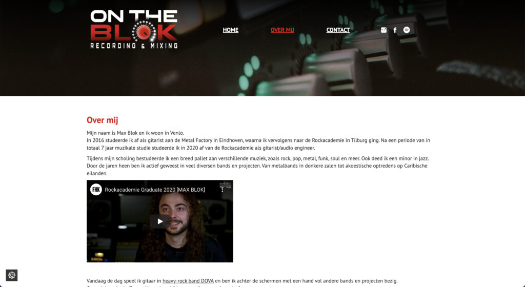 website ontwikkeling - On The Blok