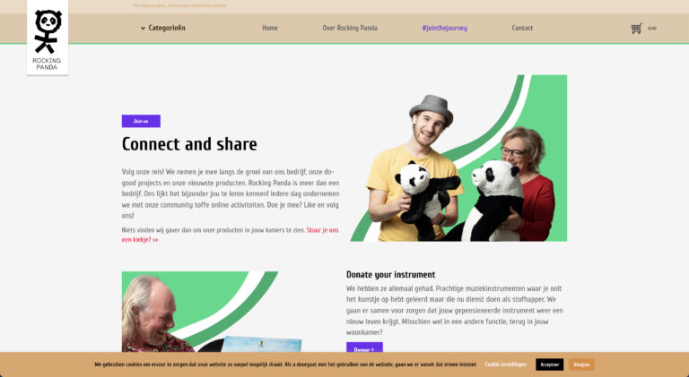 website ontwikkeling - Rocking Panda